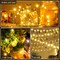 16FT Fairy Lights with Spool – Ultra-Bright 50 LED Battery Operated Copper Wire String Lights for Bedroom, Christmas, Wedding, Parties, Centerpiece Decoration, Warm White